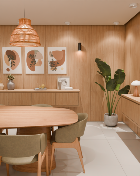 Projeto de sala de jantar