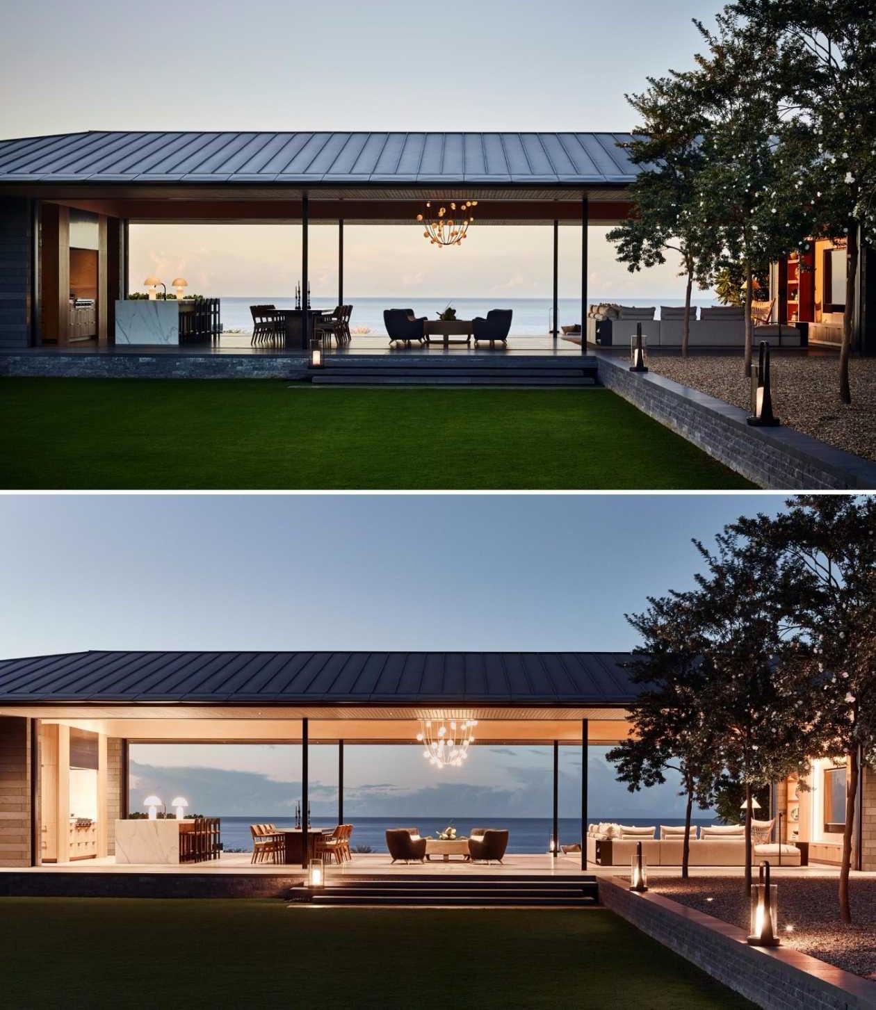 Walker Warner Architects--墙壁消失的海边私宅-8