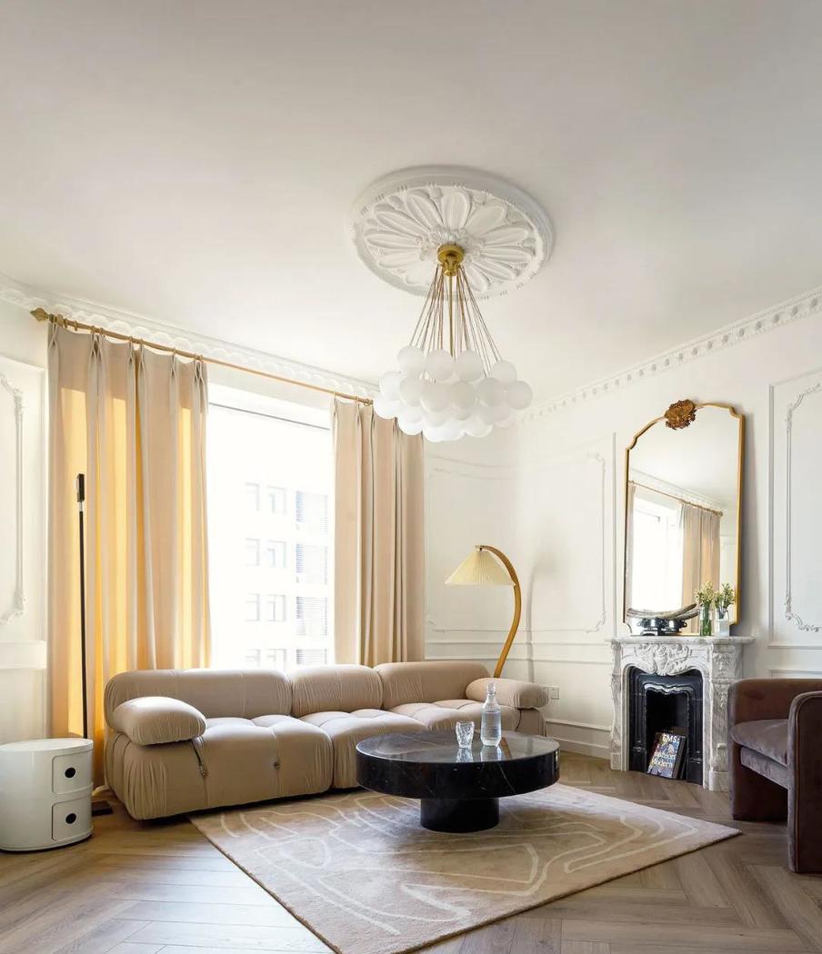 法式旋转楼梯公寓-10