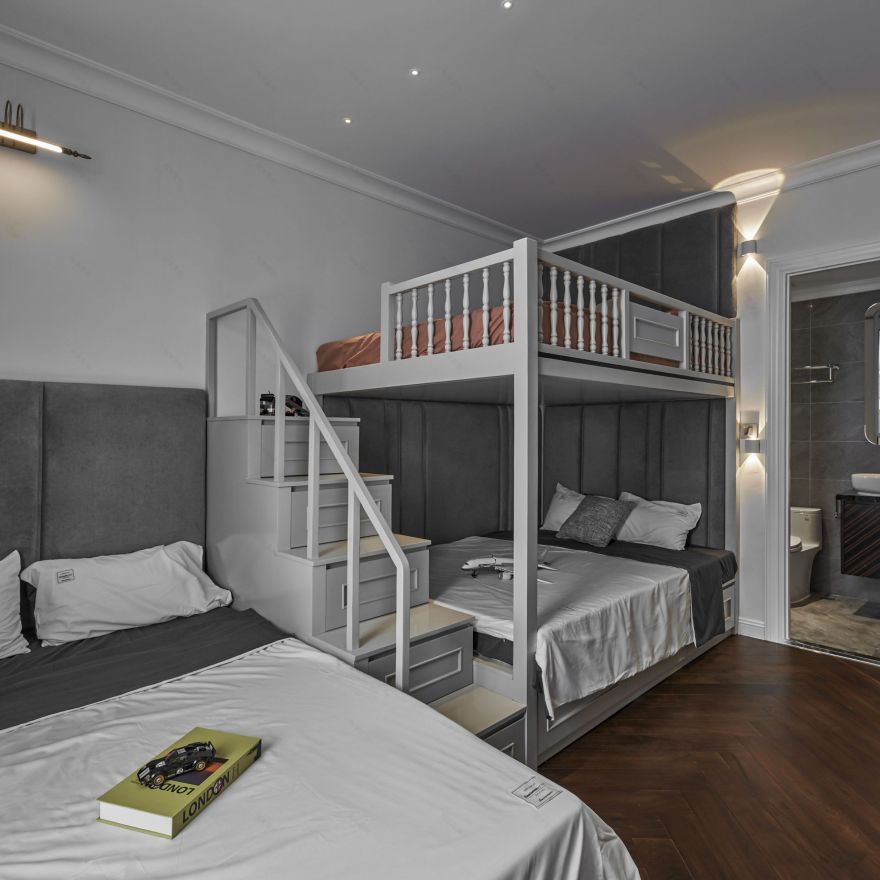 亚洲风格三层别墅设计,打造家庭温馨空间-25