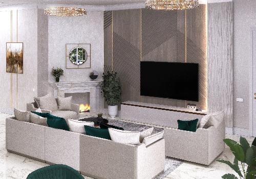 莫斯科郊外高档住宅室内设计丨俄罗斯莫斯科-2