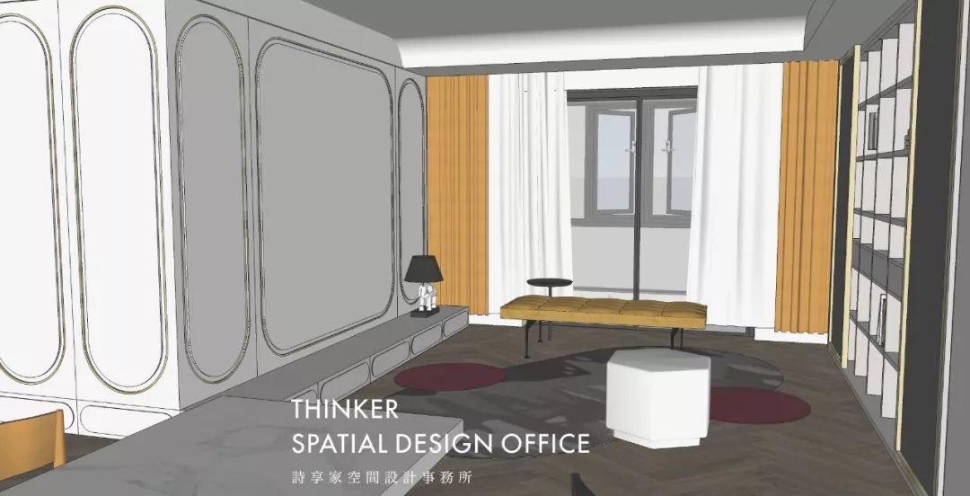 现代混搭风家居,打造元气满满的三口之家-34