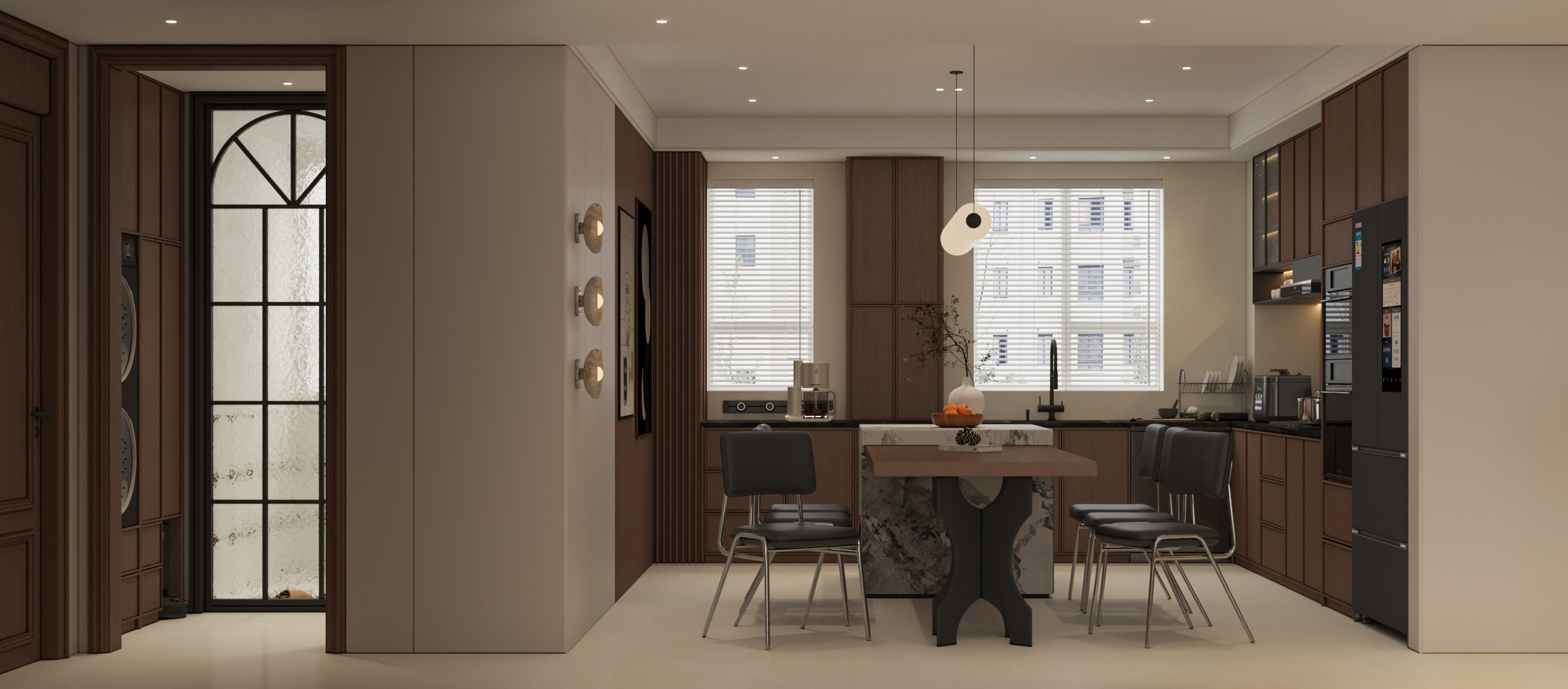 武汉-华发外滩首府145平 中古风-4