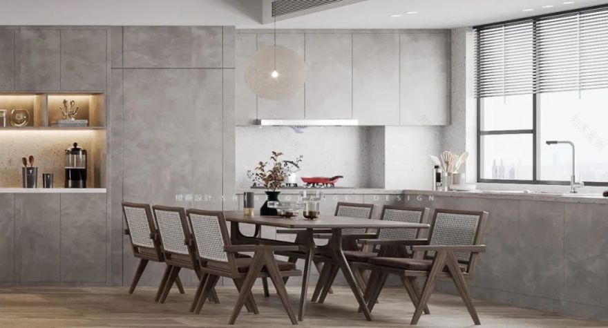 《橙熹设计》全案设计,侘寂风格,自然简约-41