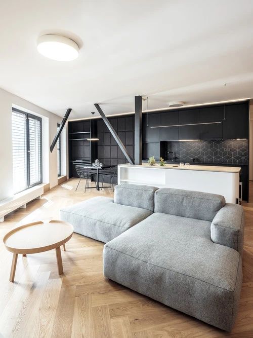 斯洛伐克不规则公寓翻新丨KuklicaSmerek-27