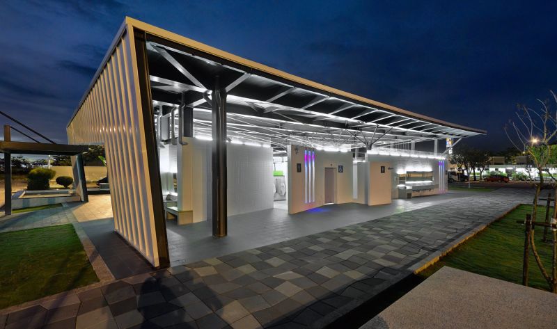 新營服務區公廁新建工程丨中国台南丨林憲忠建築師事務所,郭晉忠建築師事務所-31