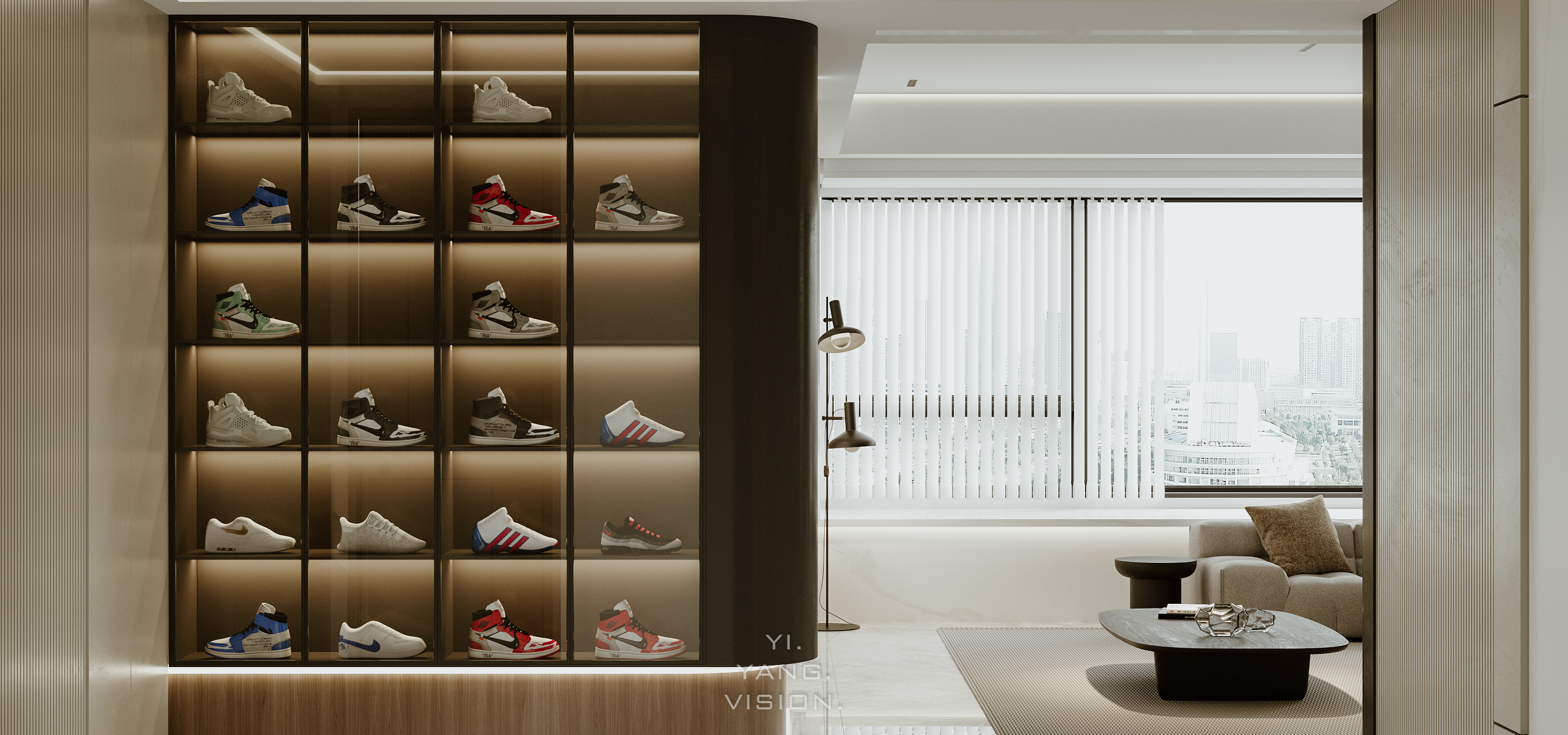 现代平层典范丨奕阳设计-12