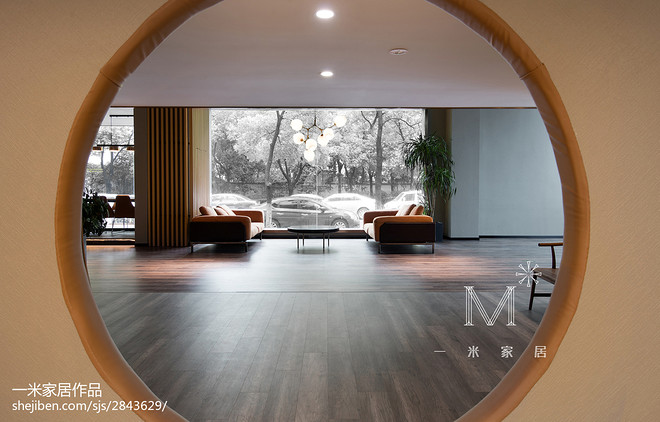 一米家居新北旗舰店办公空间装修-13