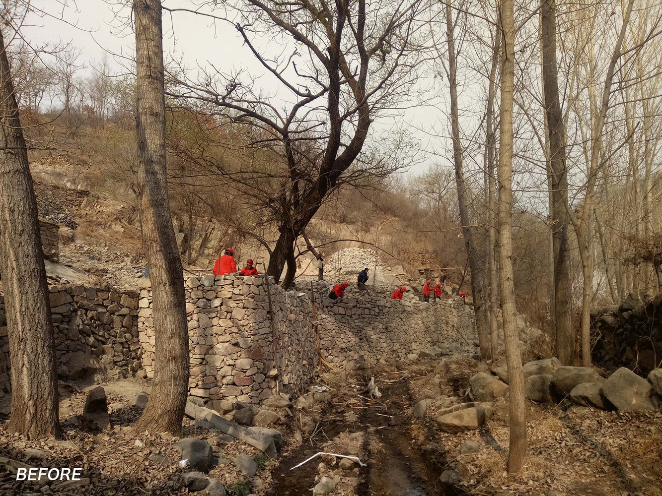 山东泰山东溪门村复兴项目 · 百年乡村的针灸式建筑更新-70