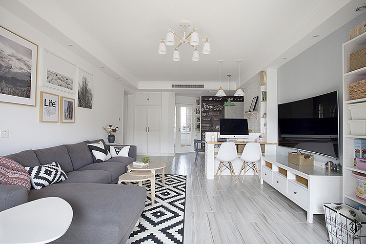 110 平北欧风郑州家居设计,打造温馨惬意生活空间-21