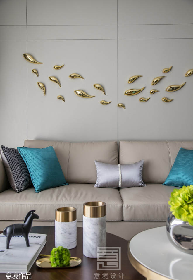 115㎡现代轻奢住宅  意境设计-8