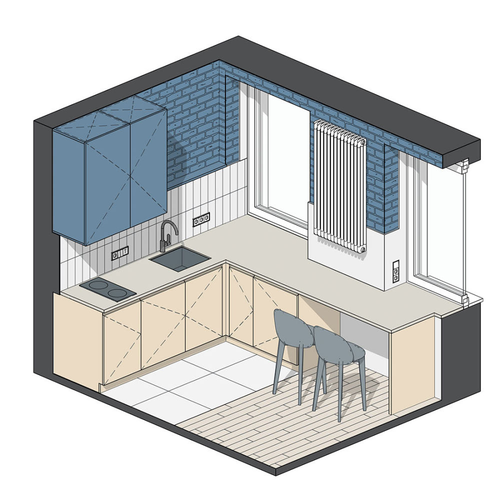 25 平米迷你公寓设计丨白俄罗斯明斯克丨Kononov Studio-22