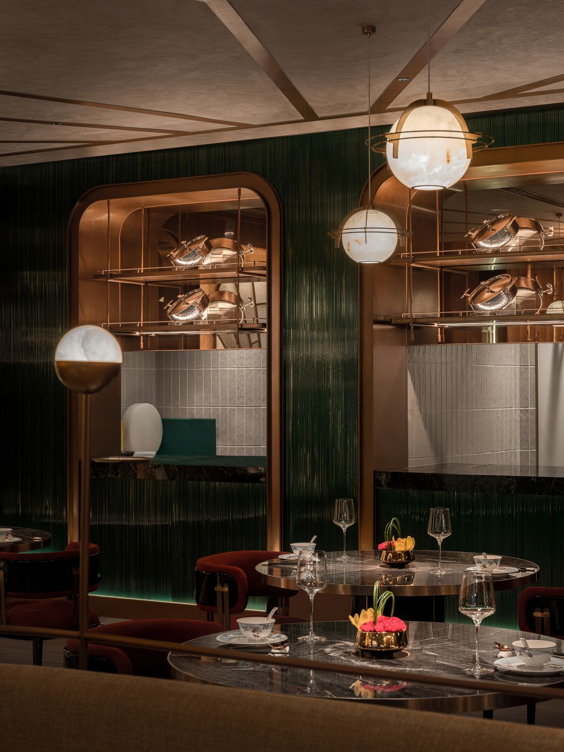 海湾荟 · 黄金地段的高端餐饮空间设计丨杭州肯纳室内设计有限公司-21