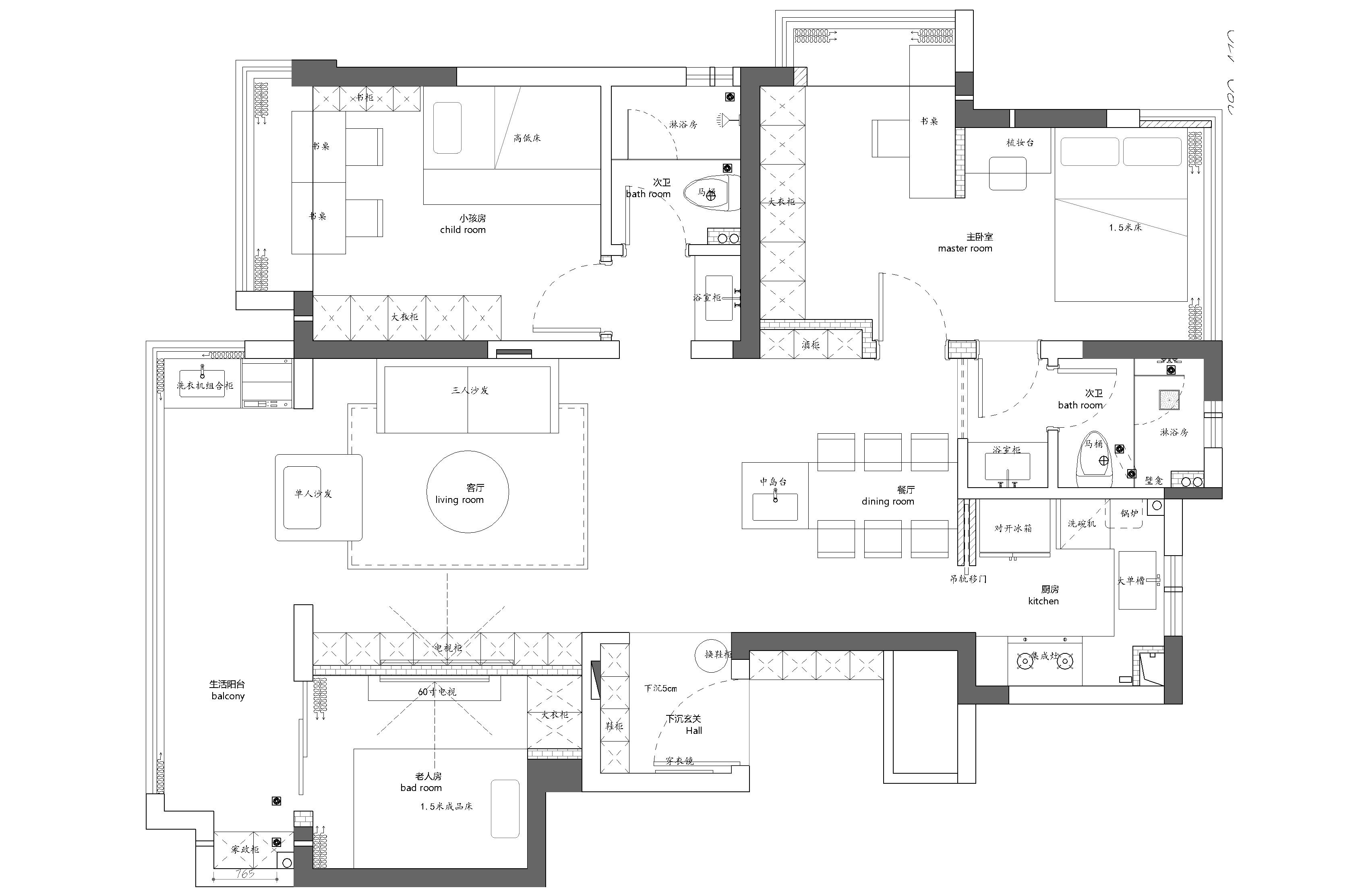 原木色+大白墙，打造简单温馨的住宅。-2