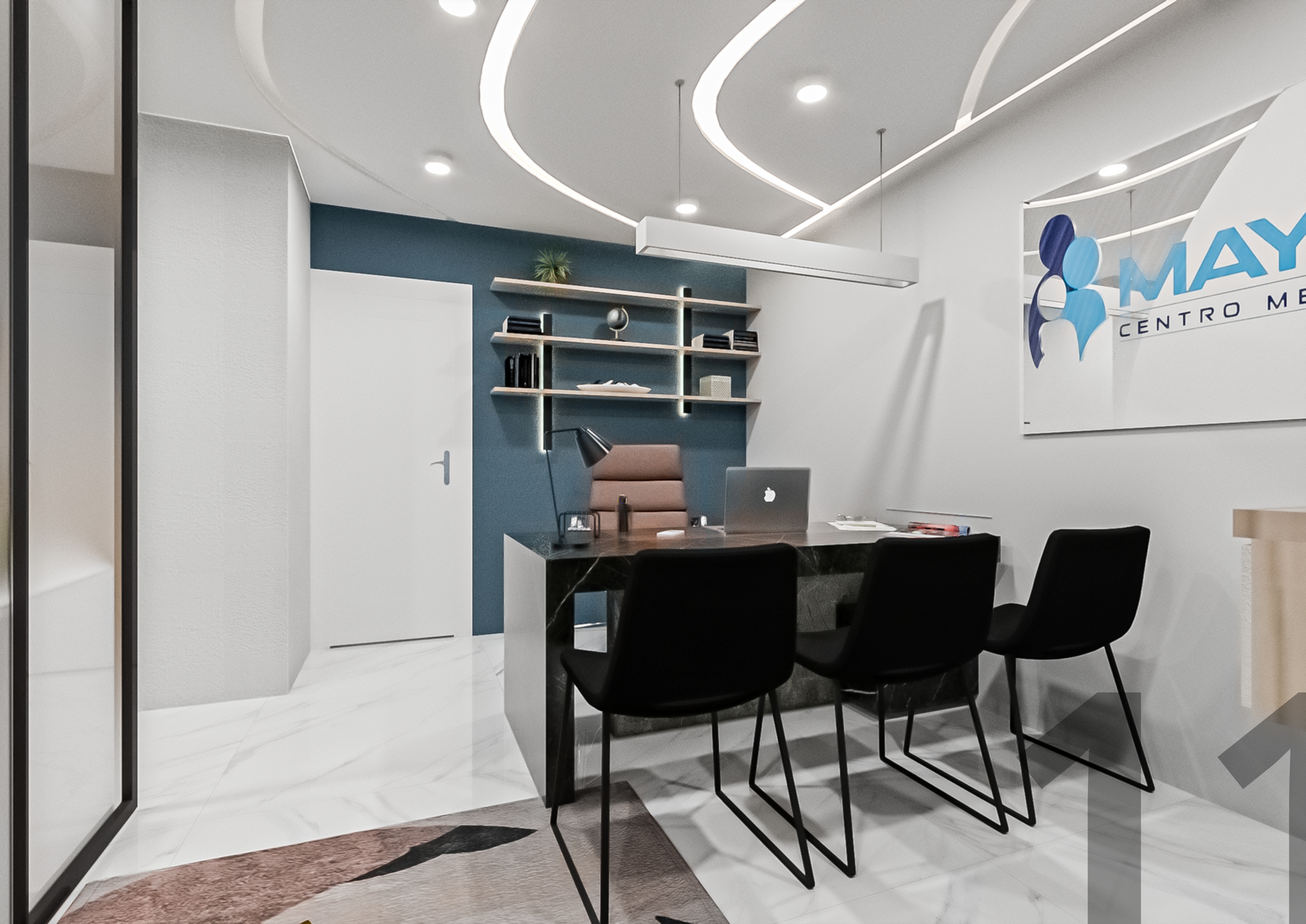 Diseño interior para Consultorio médico-12