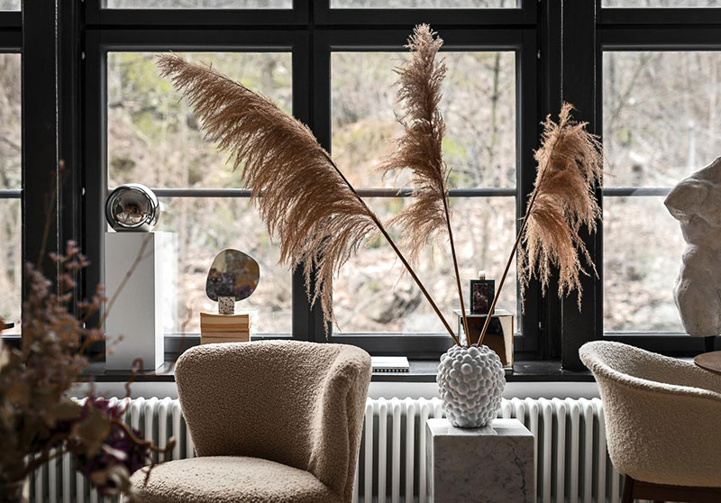 斯德哥尔摩 40 平米时尚阁楼，干花装点温馨空间-11