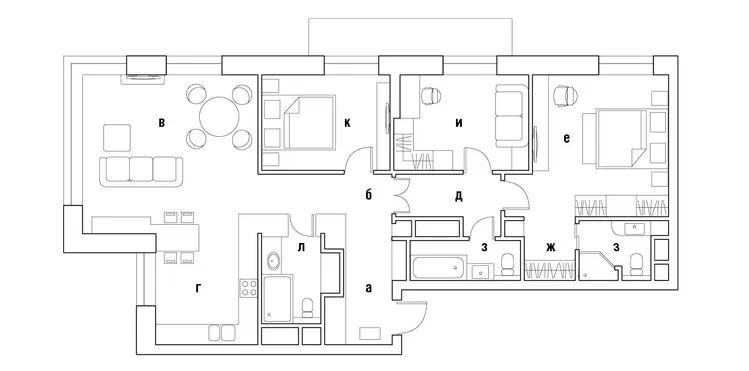 高级格调三口之家丨ABarchitects-61