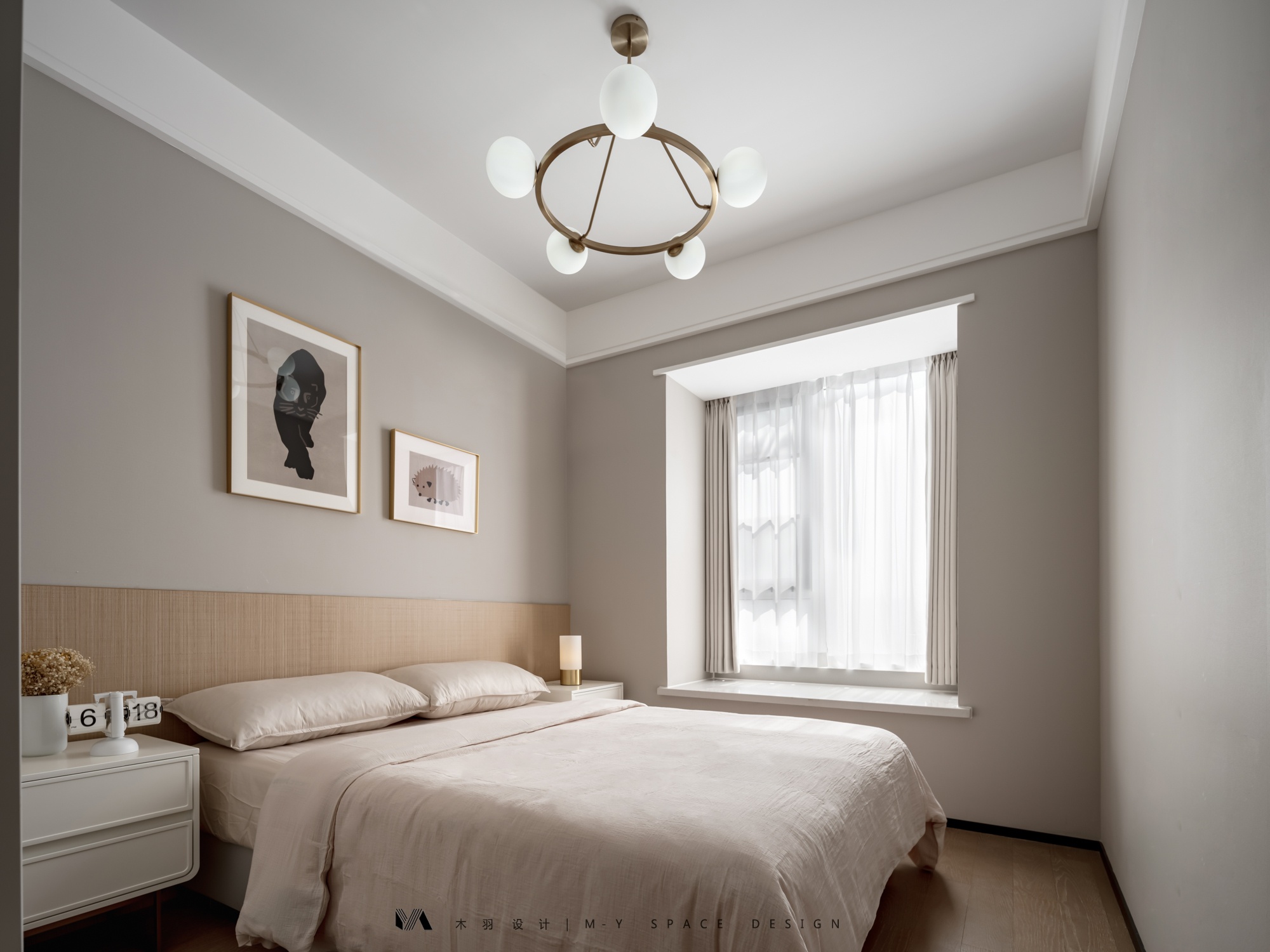 138㎡精装房微改轻奢风设计丨中国武汉丨武汉木羽设计-13
