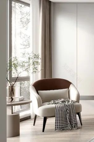 杭州装修 | 260㎡现代风装修,素白色静雅居所-5