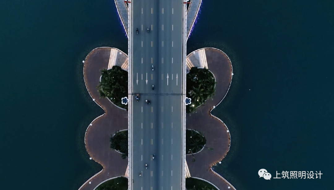 上筑国际照明设计 | 恒大海花岛入岛桥梁 | 浪漫花桥，光影交织-37
