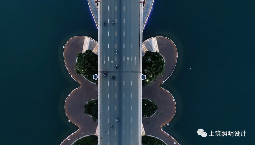 上筑国际照明设计 | 恒大海花岛入岛桥梁 | 浪漫花桥,光影交织-37