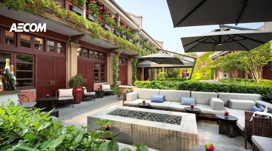 上海建业里嘉佩乐酒店景观设计-0