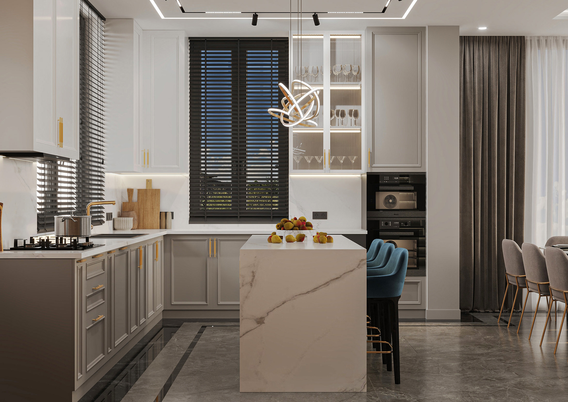 新古典私人住宅室内设计丨亚美尼亚丨Nelly Manukian,toon.project-17