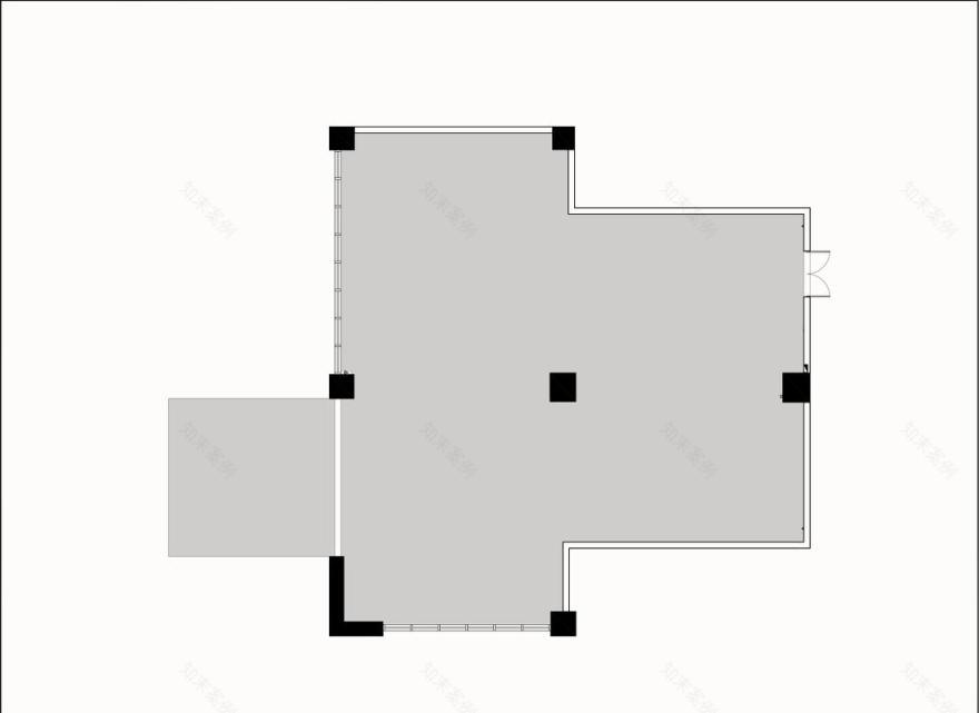 现代工业风店铺设计-0