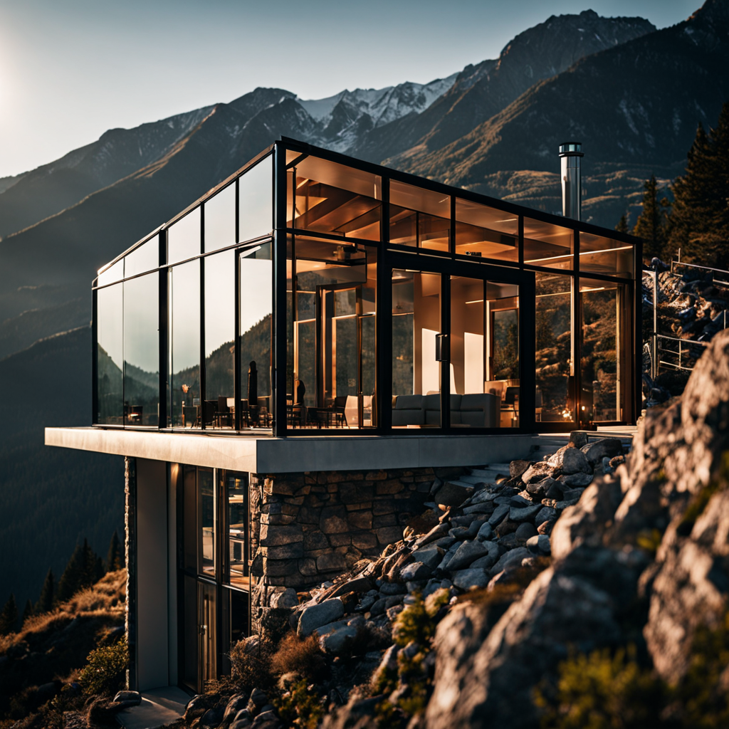 玻璃和钢结构房屋-2