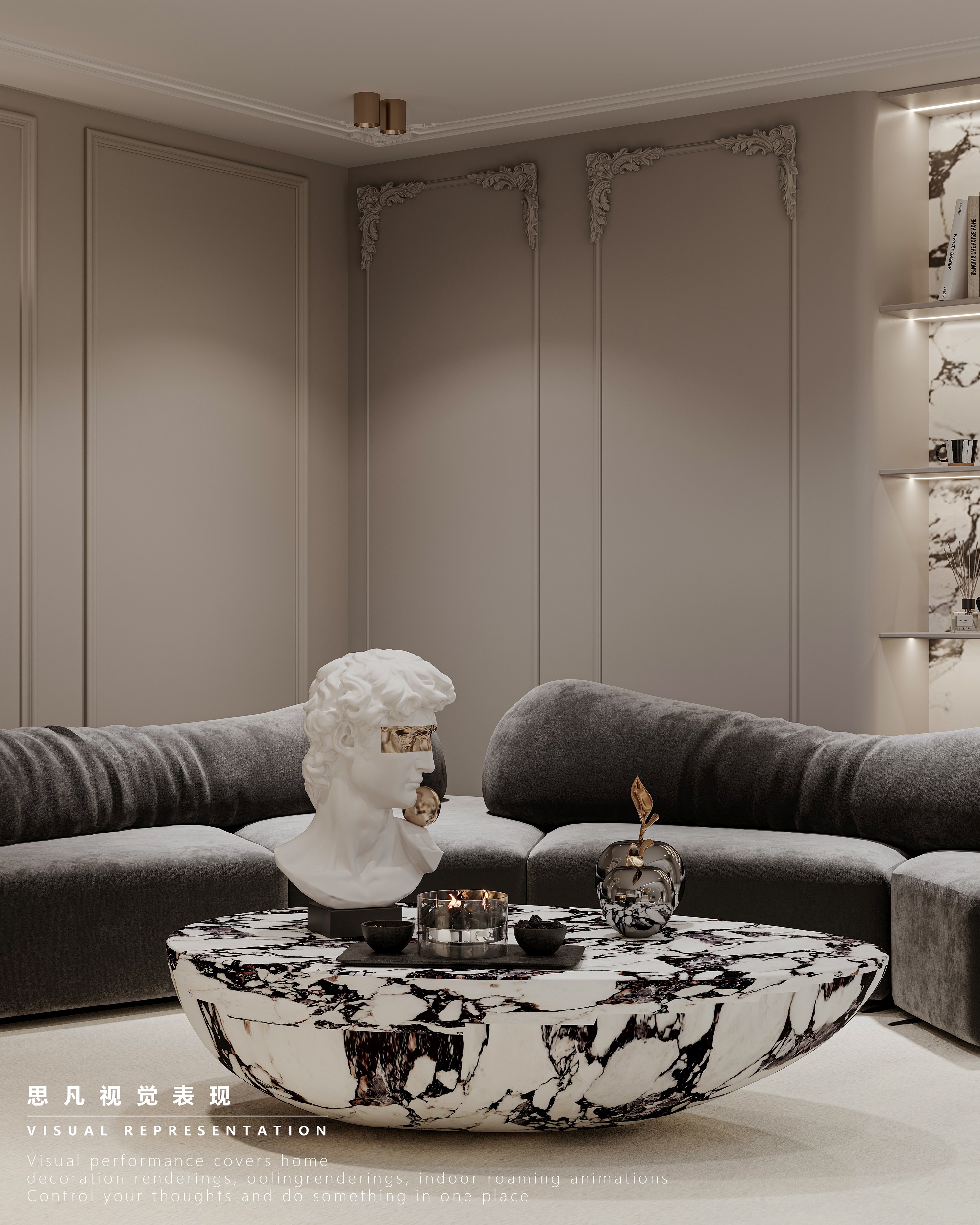 法式地下室后花园丨思凡视觉-12