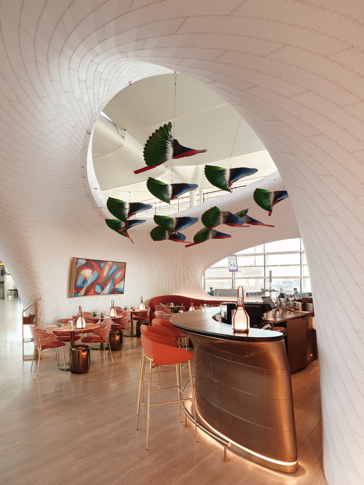 希思罗2号航站楼路易威登体验空间丨英国伦敦丨Marc Fornes,THEVERYMANY,与路易威登建筑部合作-27