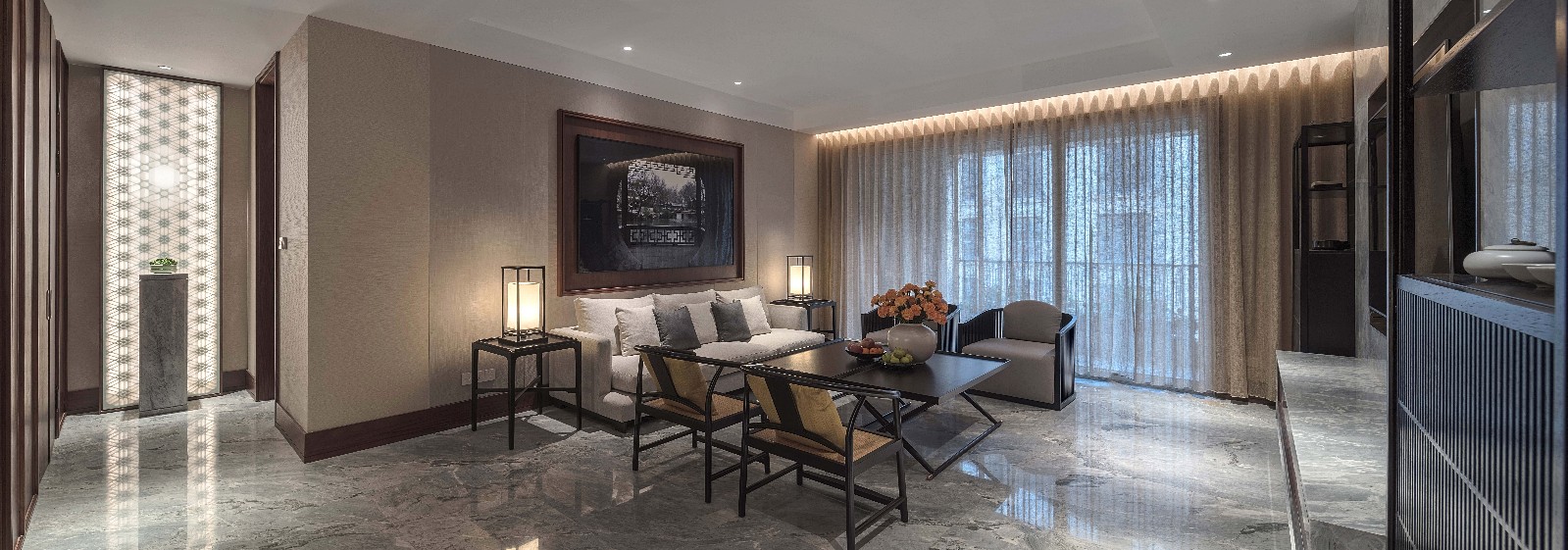 苏州御园——210m²新中式住宅  费宁-14