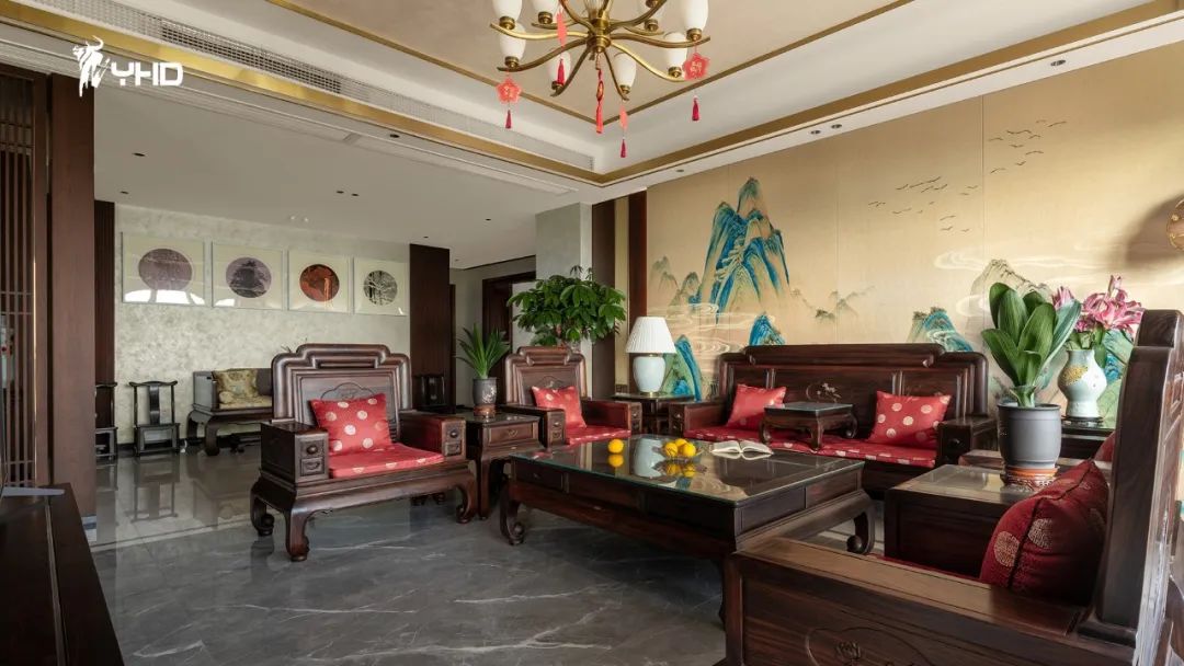 新中式海景大宅丨艺鸿实景-22