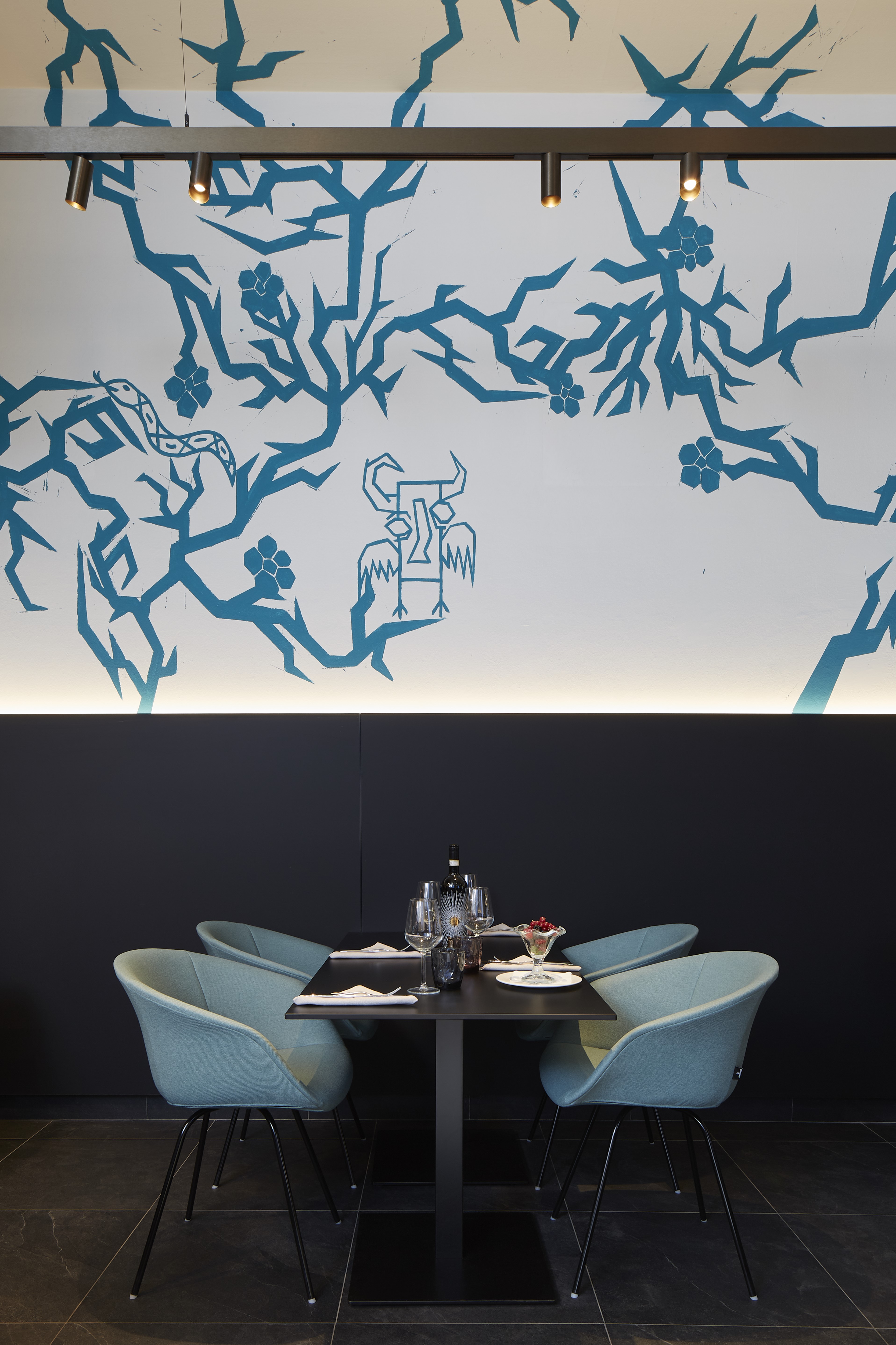 Dinky Ristorante, Milan | Architekturbeleuchtungsprojekte | Modular L.I. | Modular Lighting Instruments: Architektonische Beleuchtung-5