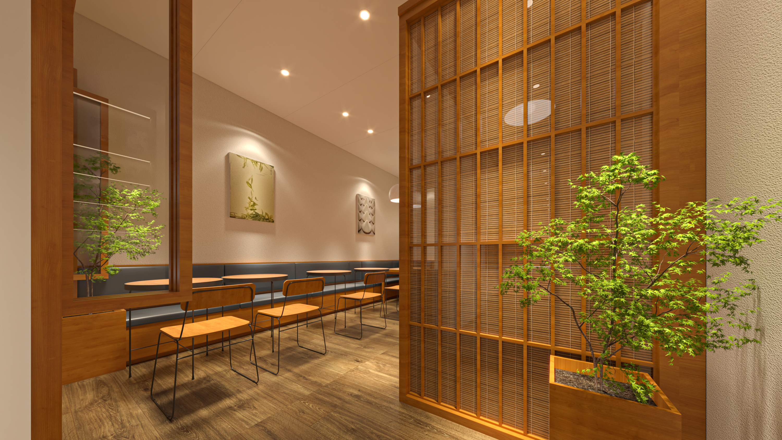 煮叶茶饮空间设计（包含北京五道口店,大吉巷店,APM店等）丨中国北京-19