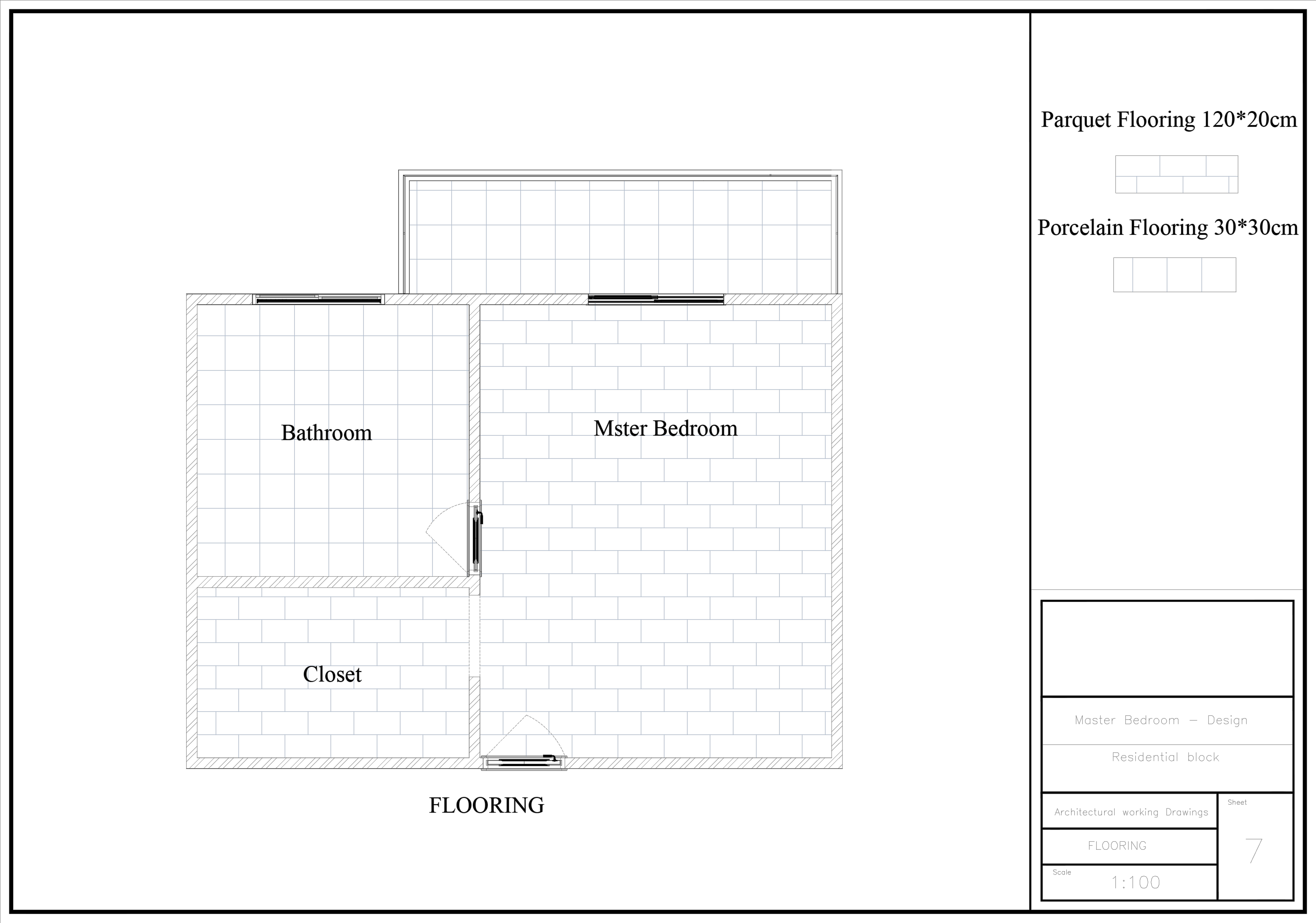 "Interior Master Bedroom Design & Shop Drawings"-14