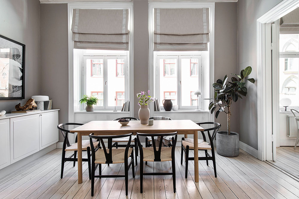 瑞典温馨公寓设计 | 书架与暖色调打造舒适空间-3