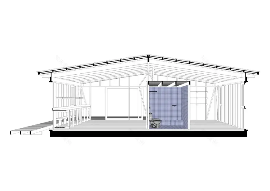 乌拉圭 50m2 玻璃木屋 | 建筑师夫妇的自然栖居-3