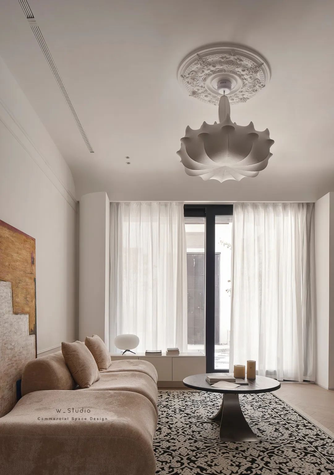 莫奈色彩的现代家居丨无一内建筑设计事务所-17