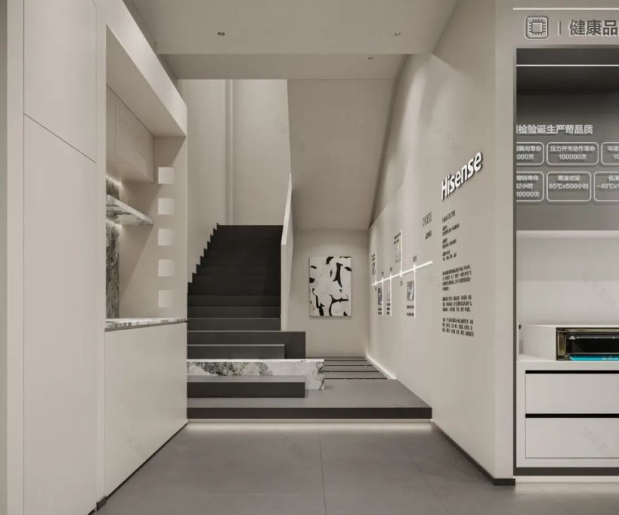 周笙笙展厅设计 · 210m²长垣海信中央空调展厅丨中国河南丨周笙笙全案设计工作室-21