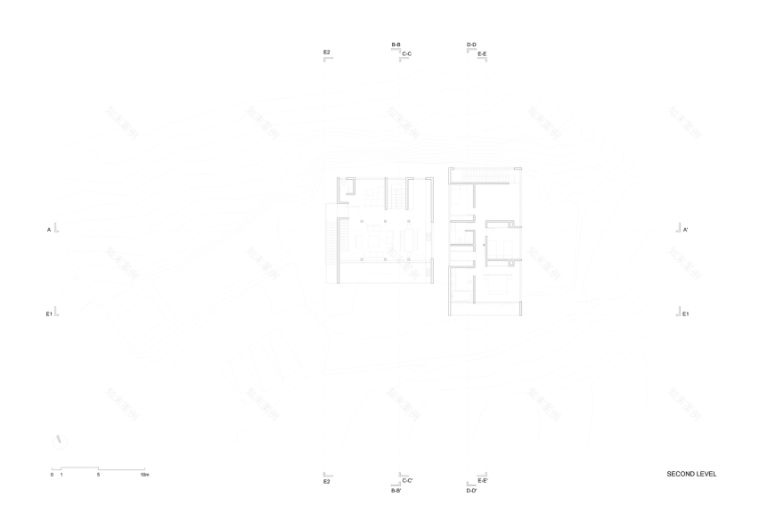 智利山坡上的独立双屋设计-33