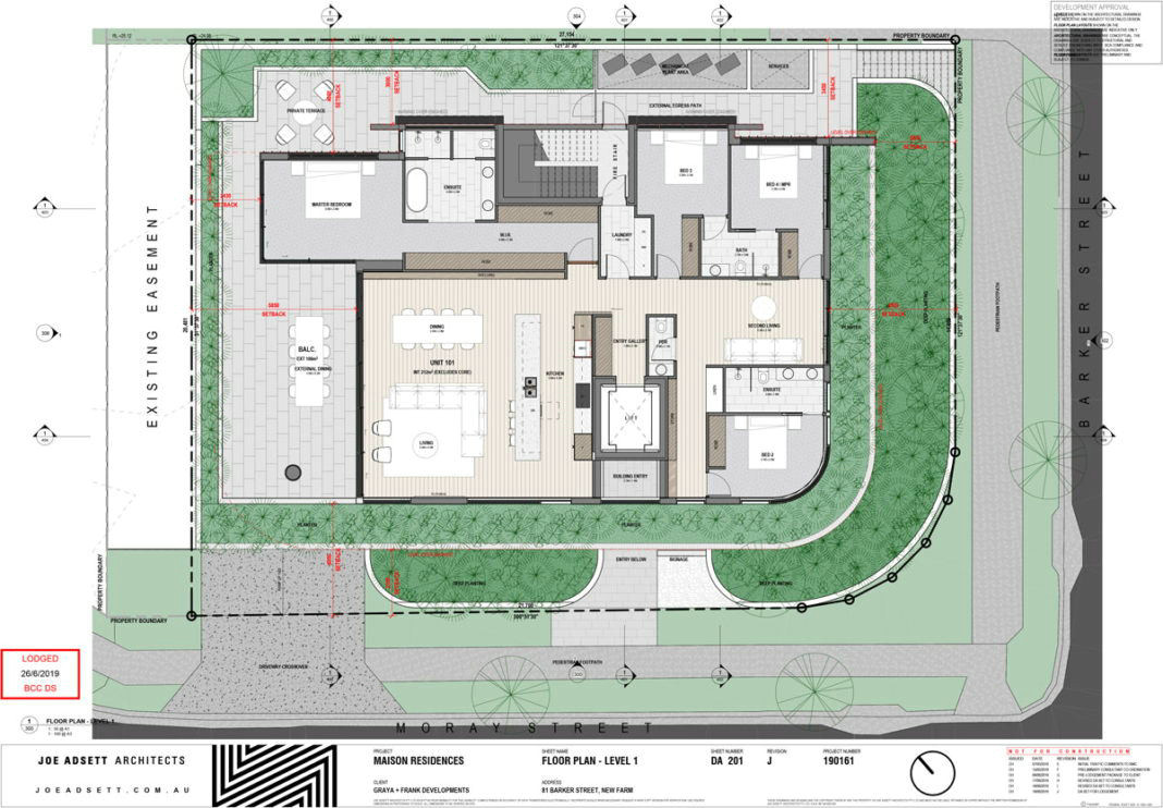 Maison 精品住宅楼丨澳大利亚布里斯班丨Joe Adsett Architects-36