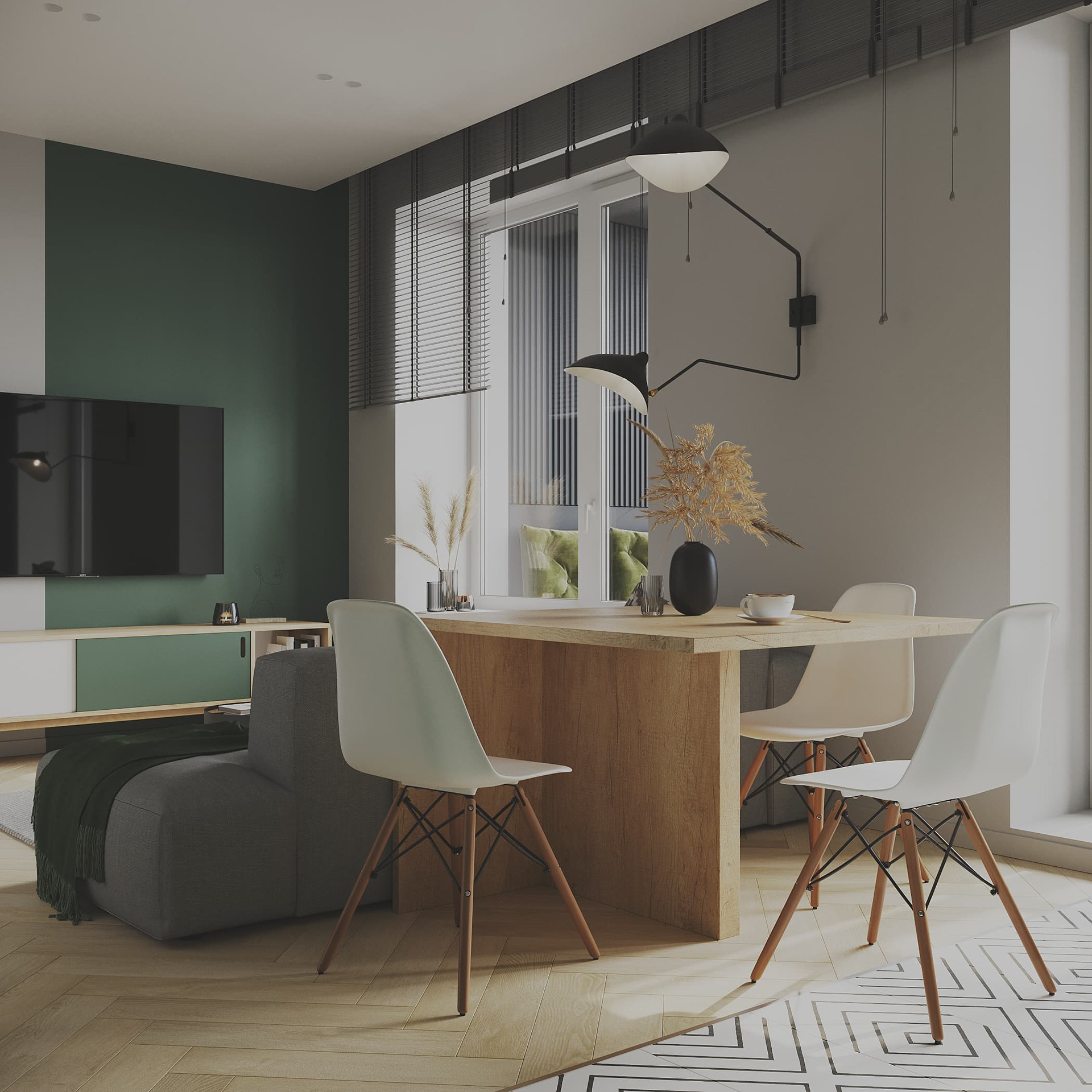 原木+绿色 畅享夏日温柔，森林里的清冽之美-10