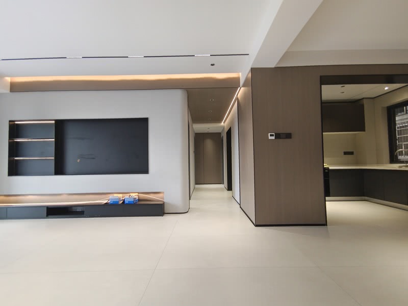 万达岳丽青城现代极简风室内设计-5