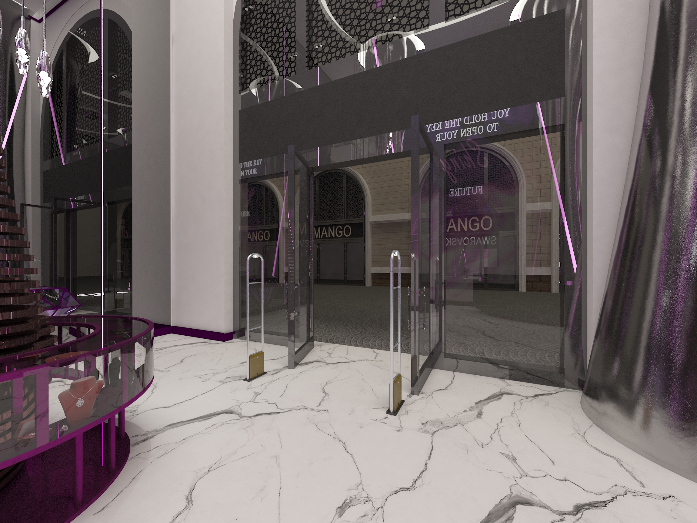 施华洛世奇店铺设计丨EKİN ELİNÇ-5