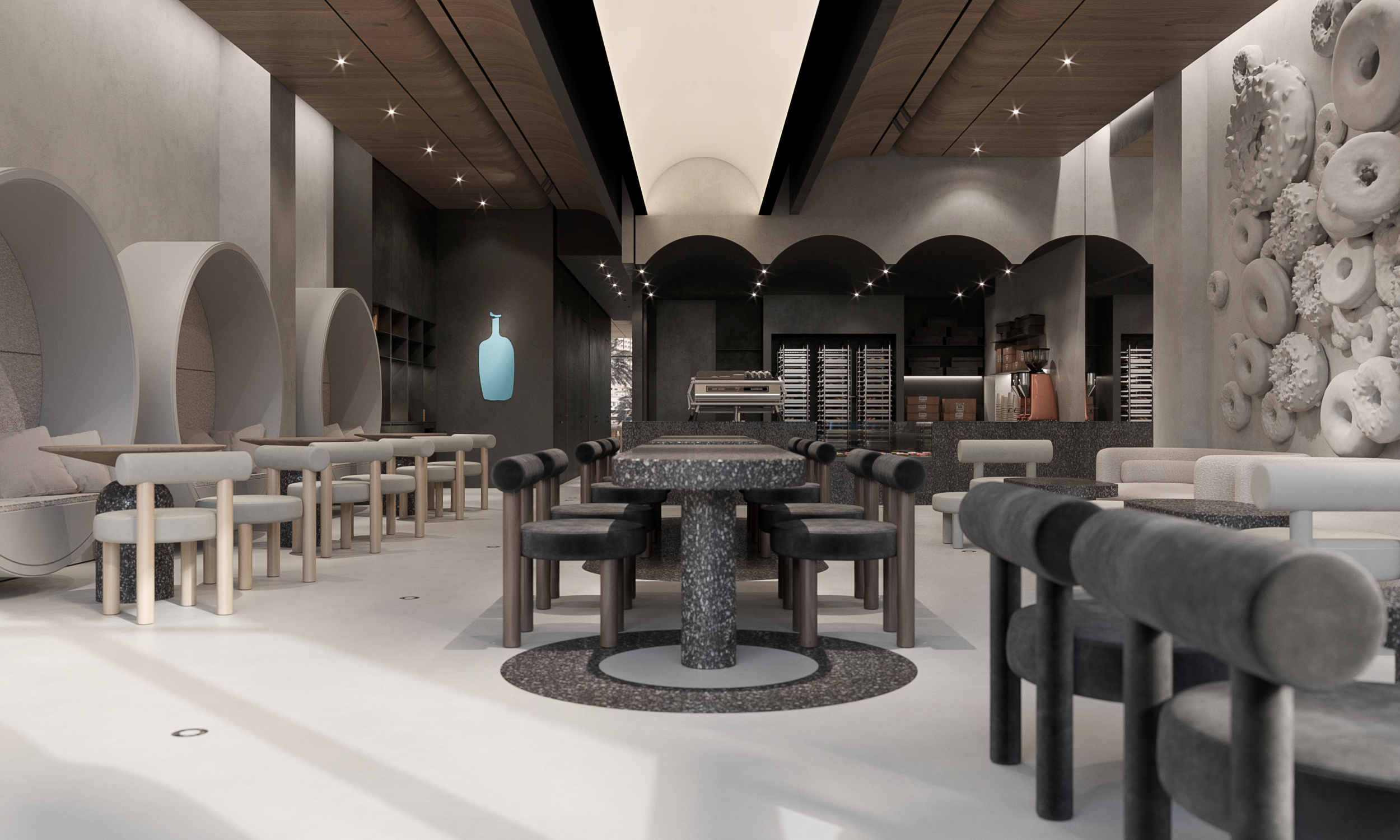 Blue Bottle 咖啡店概念设计丨阿联酋阿布扎比丨Studio25-11