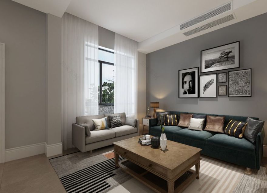 北欧风灰色小宅,打造慵懒惬意生活-19