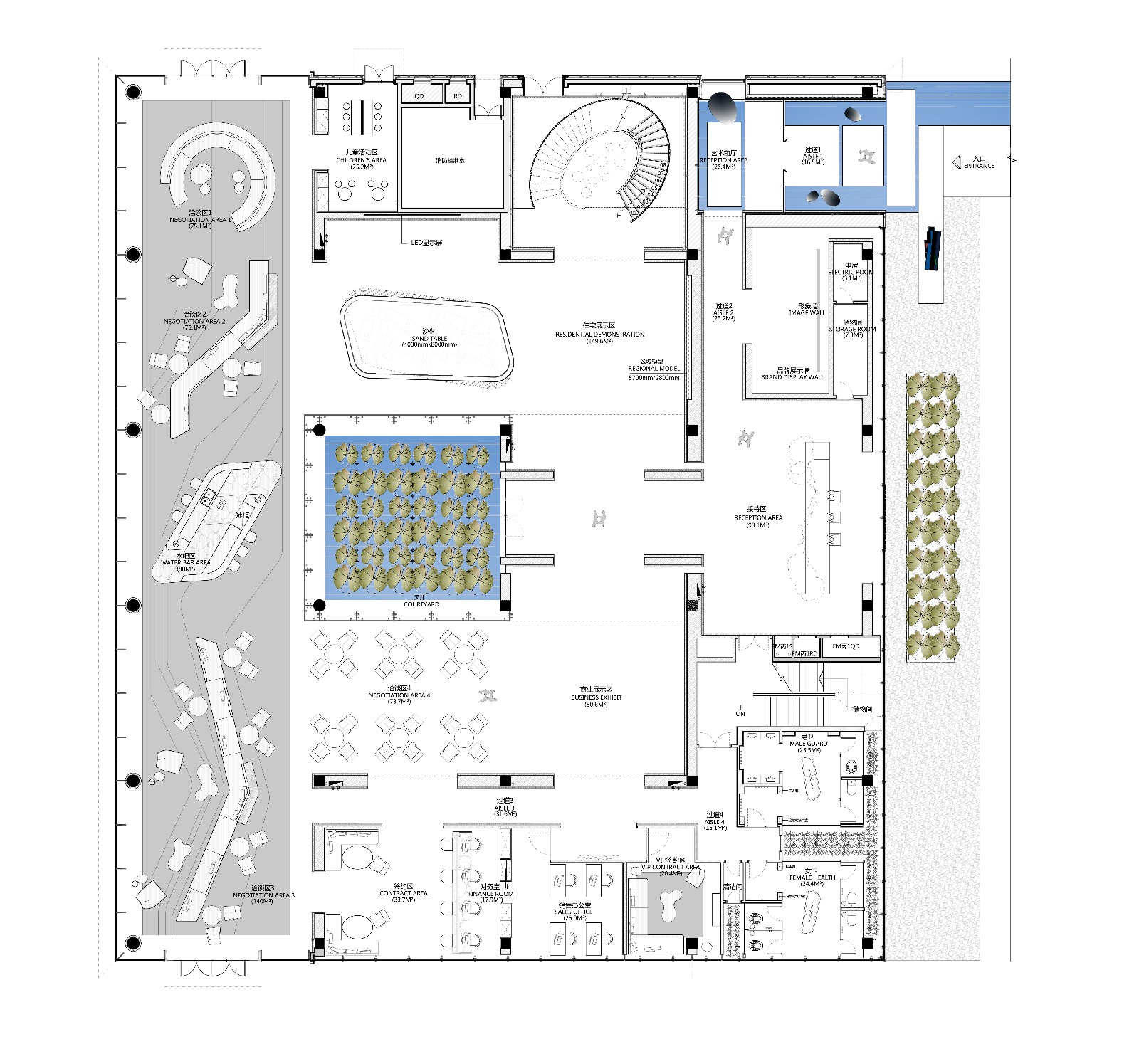 卓越蔚蓝海岸销售中心 - 水迹  道胜设计-57