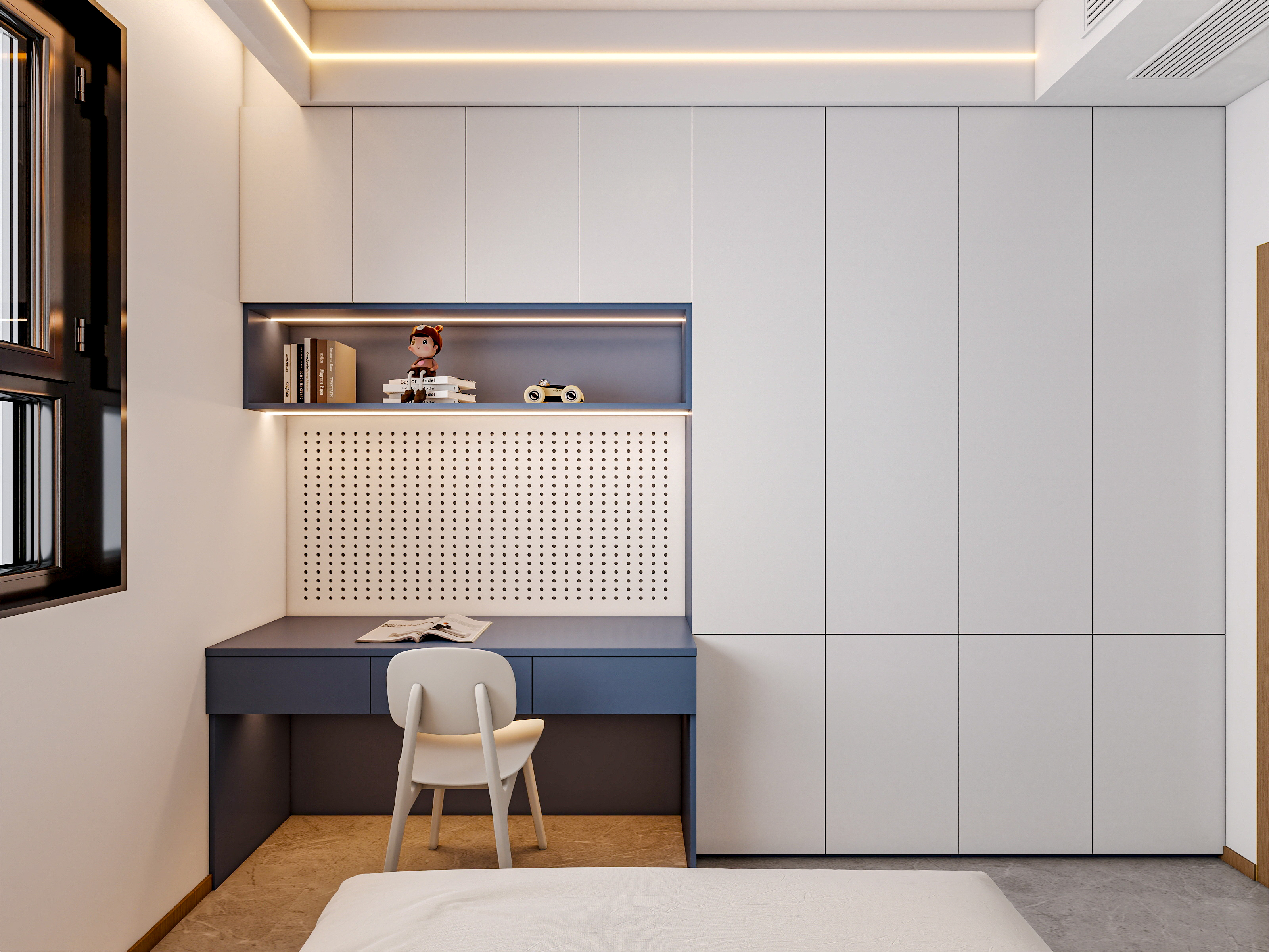 新疆乌鲁木齐绿景苑（87平方现代简约三居室）-33