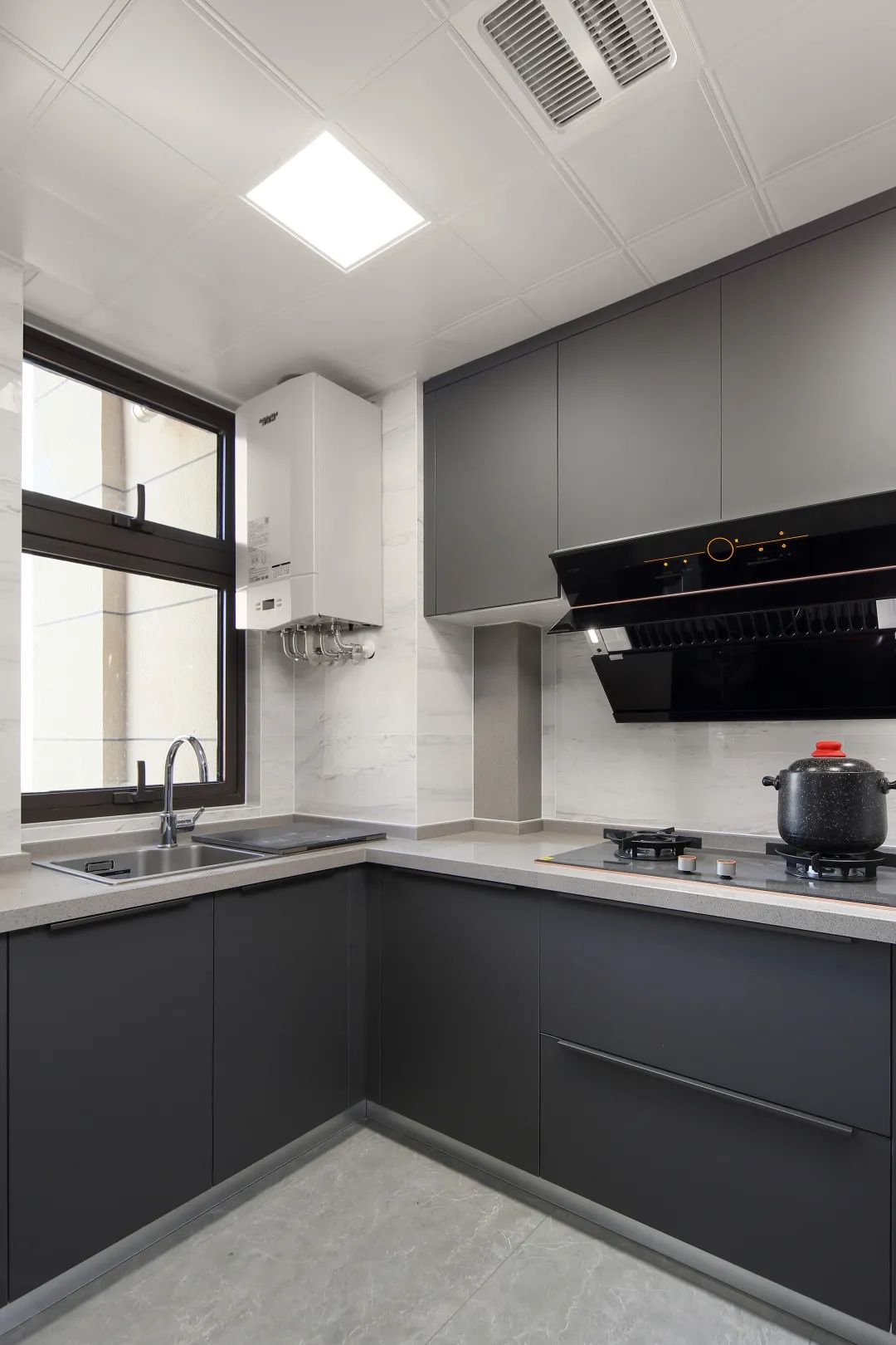 美式轻奢三室两厅丨锦华装饰-26